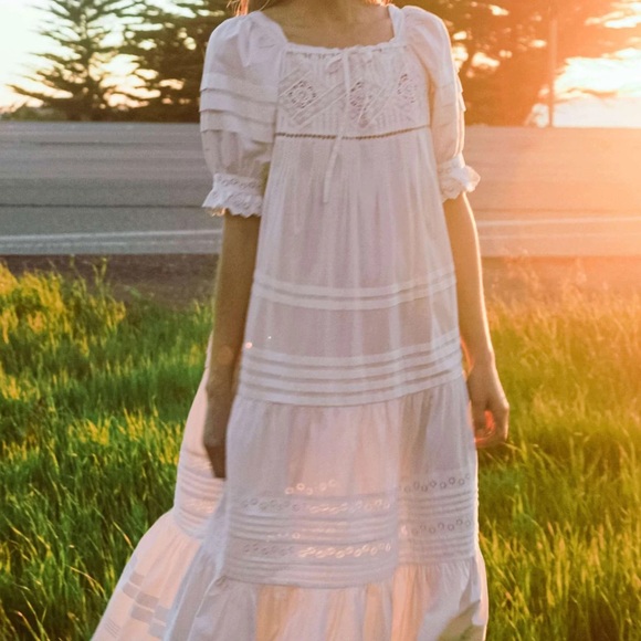 christy dawn The Shaina Dress pearl *hemmed - Picture 3 of 5